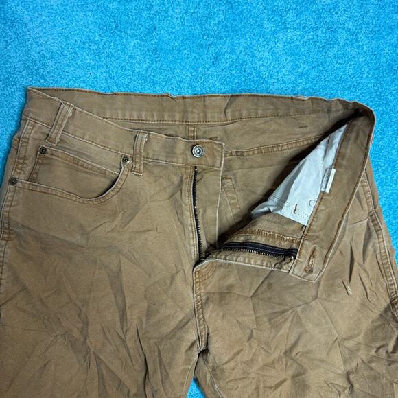 Vintage Dickies Carpenter Jorts Mens 34 Tan Y2K Utility Work Shorts 34x10 - Picture 15 of 16